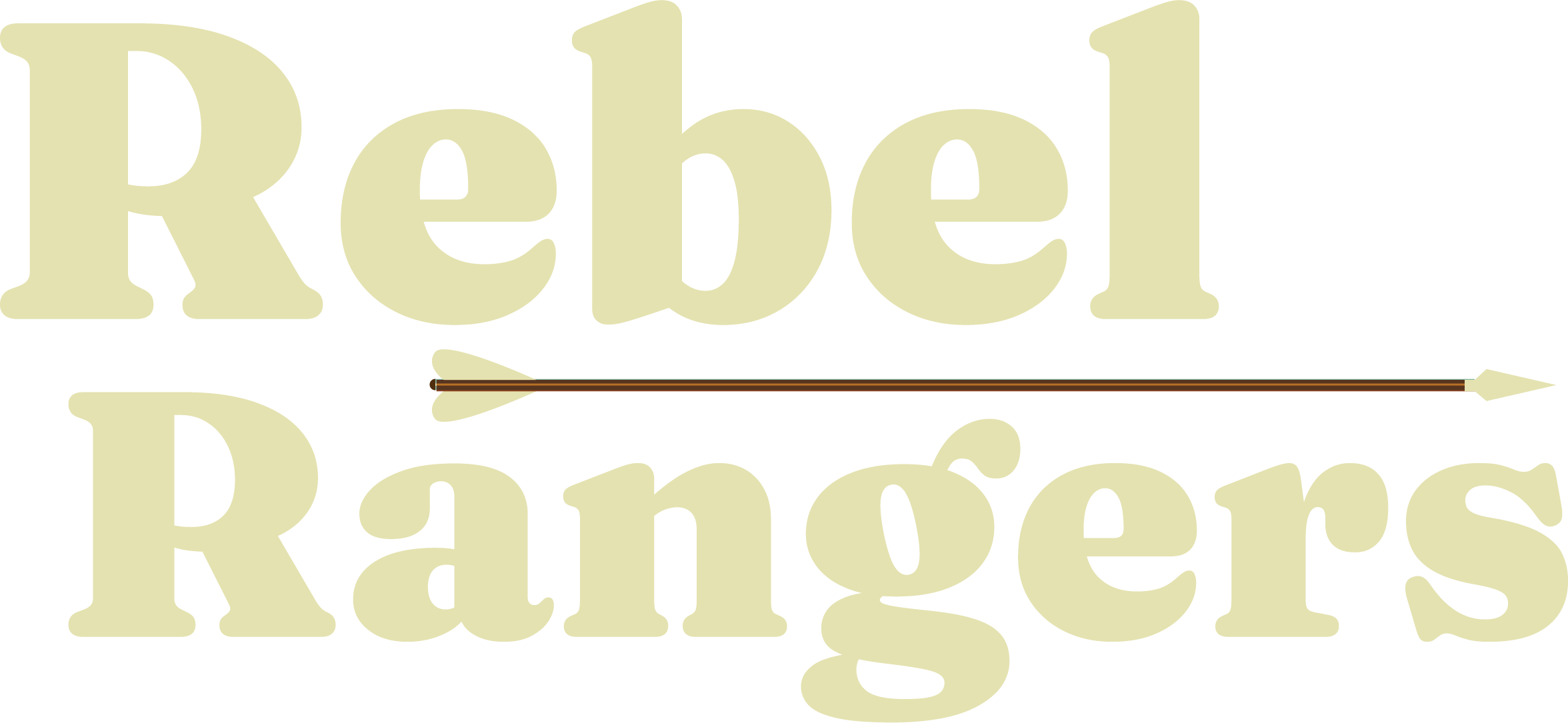 Rebel Rangers logo light